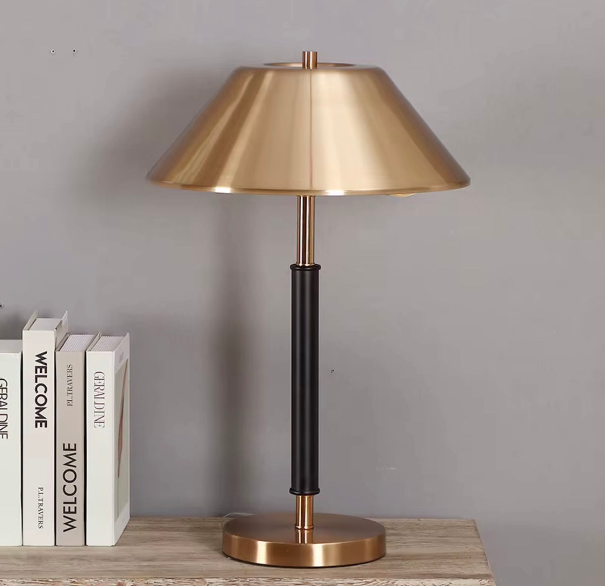 Clermont Gold & Black LED Table Lamp
