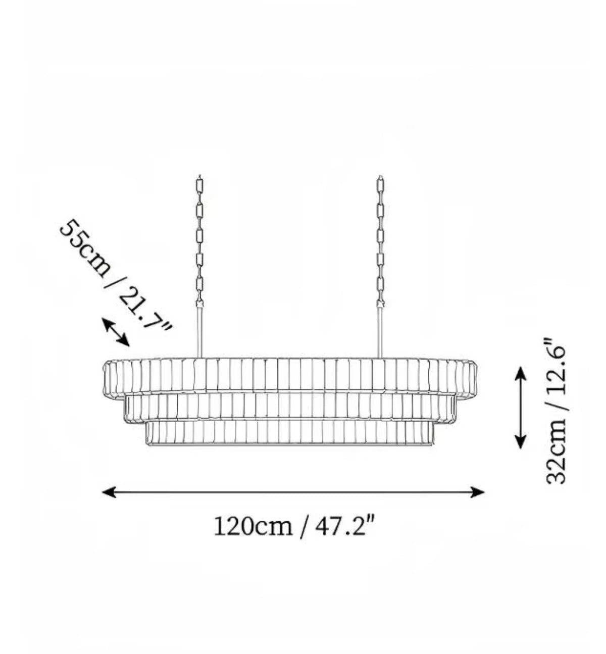 Crescenzo Oval Chandelier