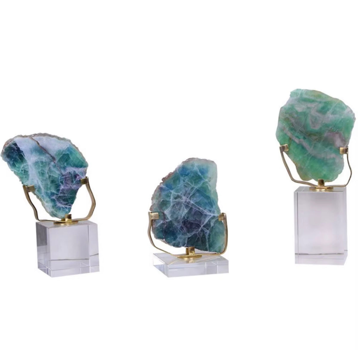 Fluorite Crystal Sculpture Collection