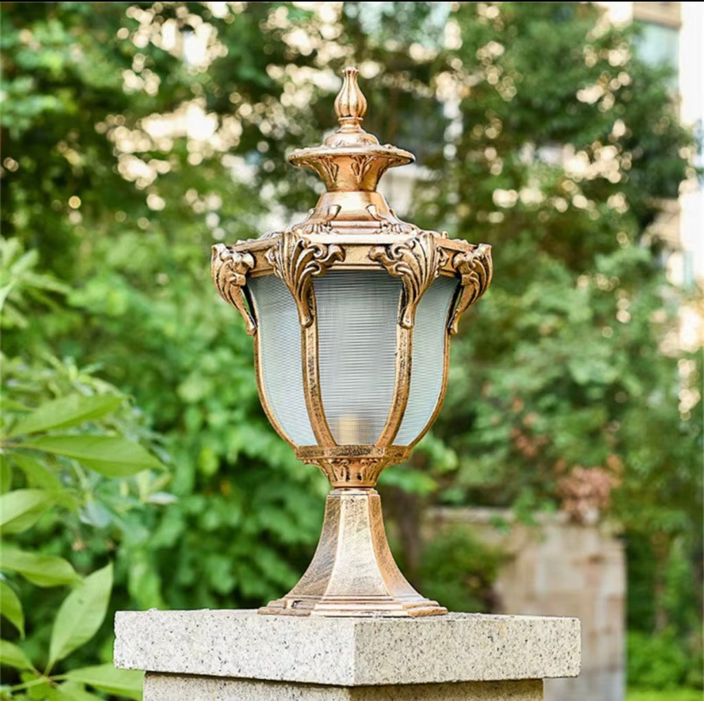 Valencia Solar Outdoor Post Lamp