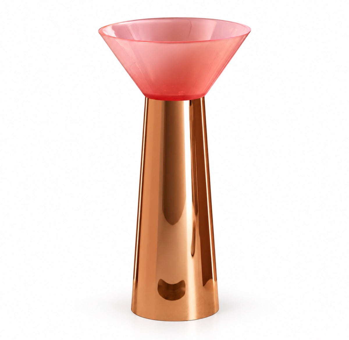 Valentina Transparent Resin Pedestal Sink