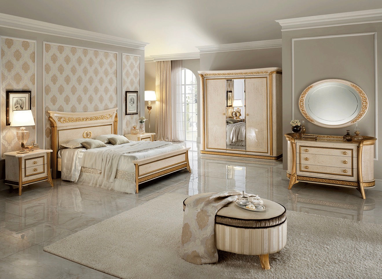 Casa Milano Melodia Italian Nightstand