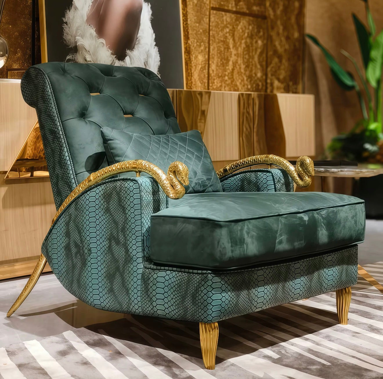 Casa Milano Palazzo Serpentine Armchair