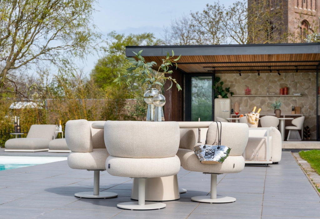 Mason Luxury Outdoor Swivel Dining Chair