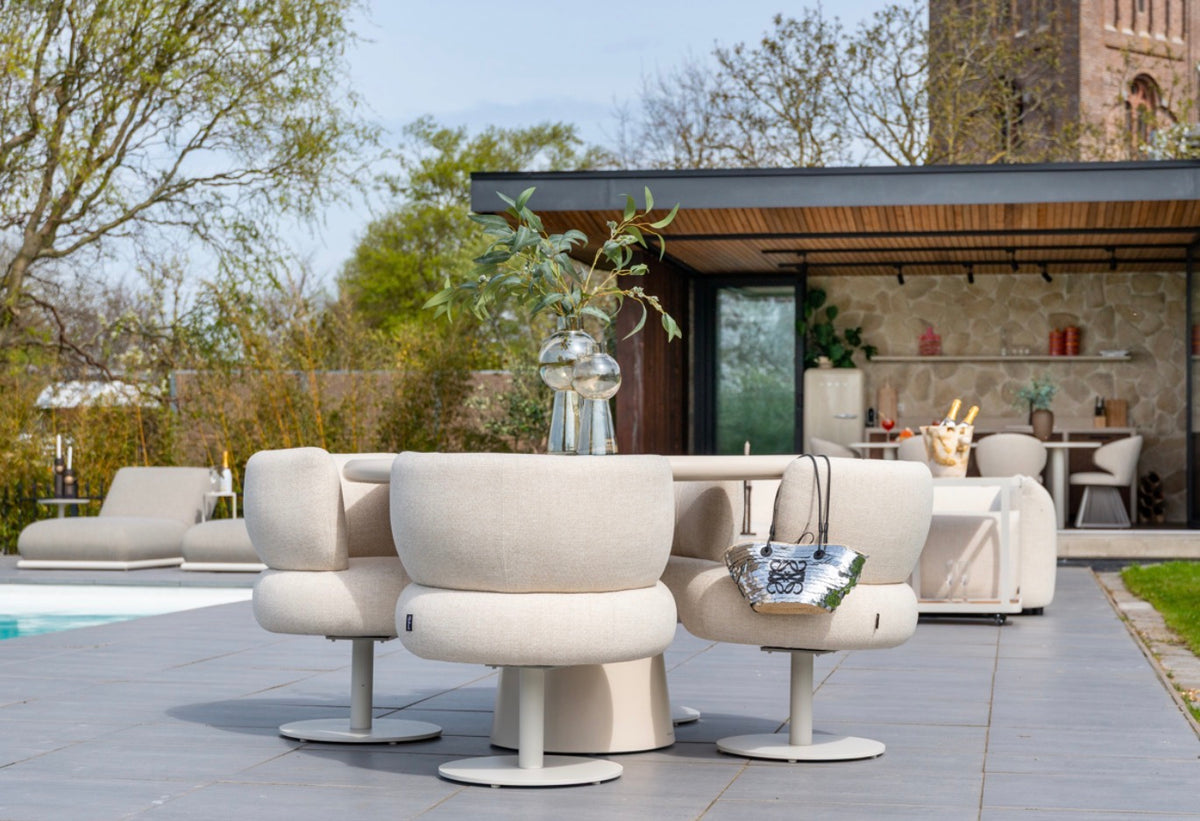 Mason Luxury Outdoor Swivel Dining Chair