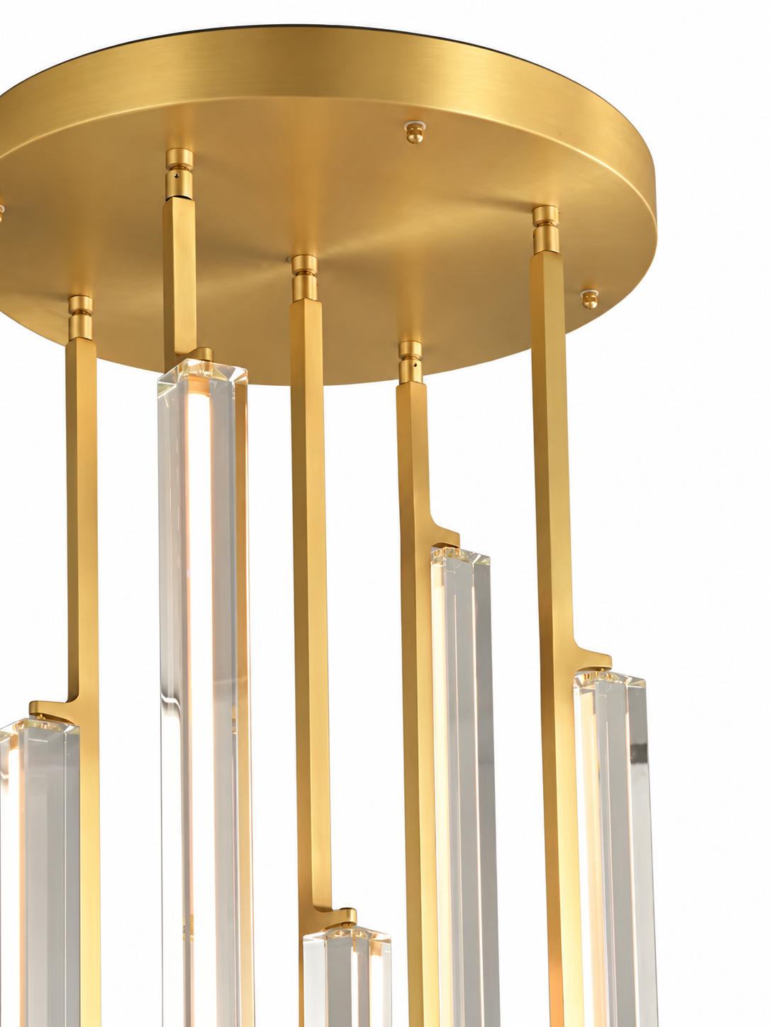 Shelda Artistic Full Brass Chandelier