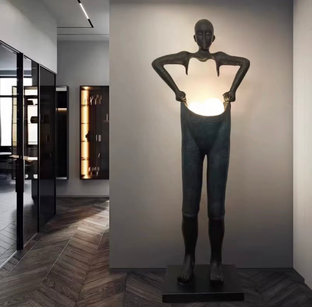Uncle Sam Sculptural Floor Lamp