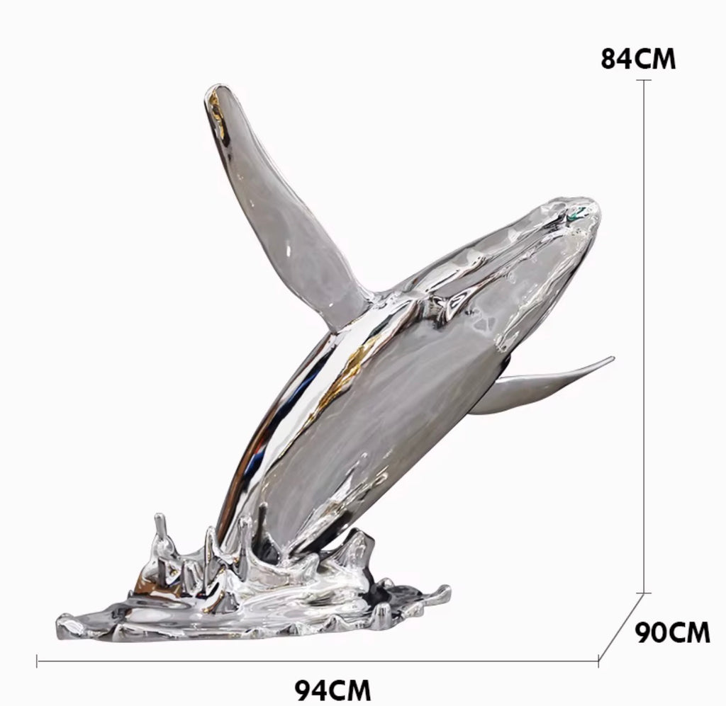 Ocean Rise Whale Sculpture