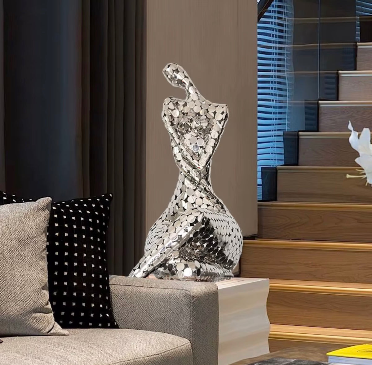Celeste Mosaic Figure Sculpture