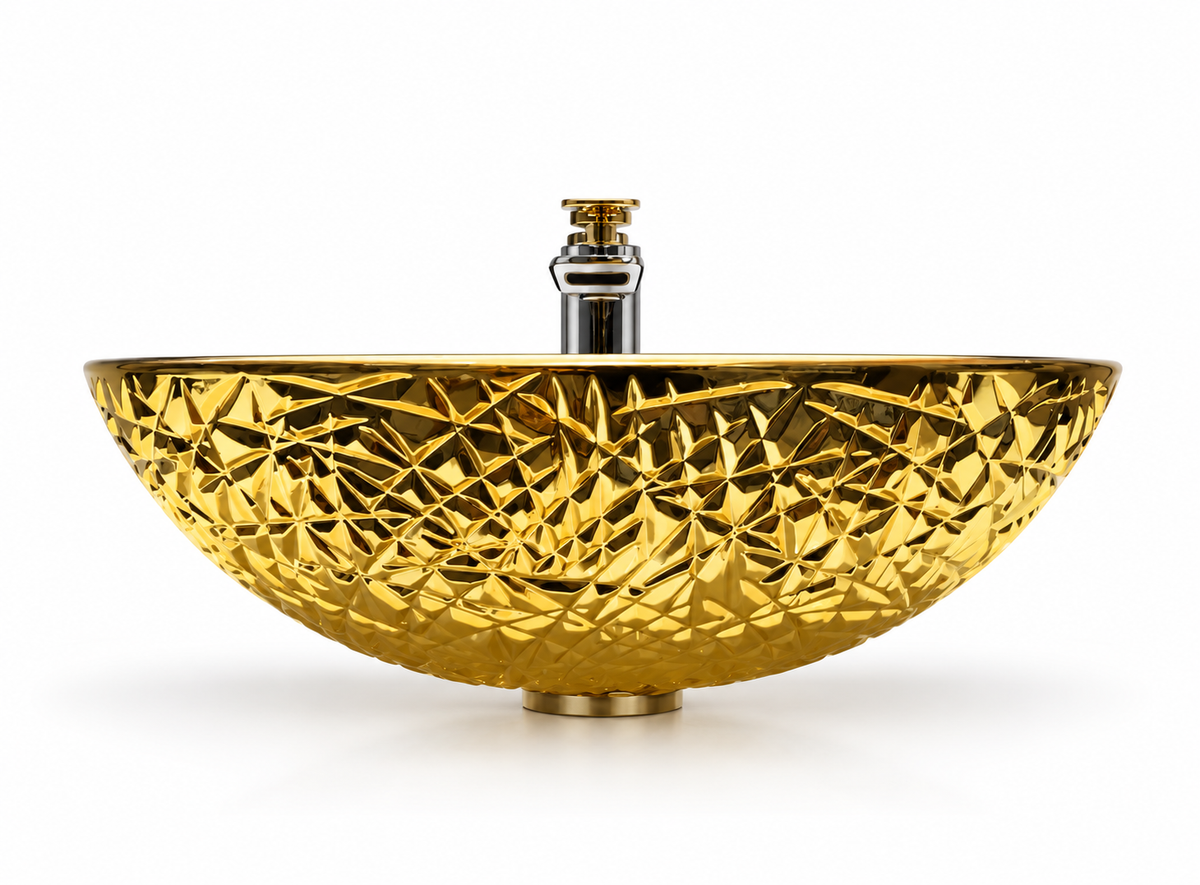 LUCIA CRYSTAL GLASS VESSEL SINK