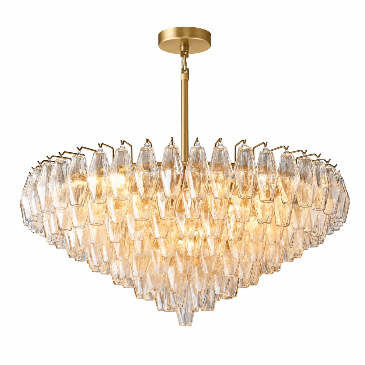 Aureline Tiered Glass Chandelier