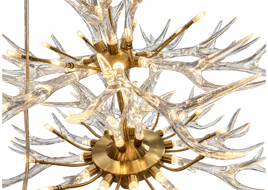 Baldassare Grand Sculptural Antler Chandelier