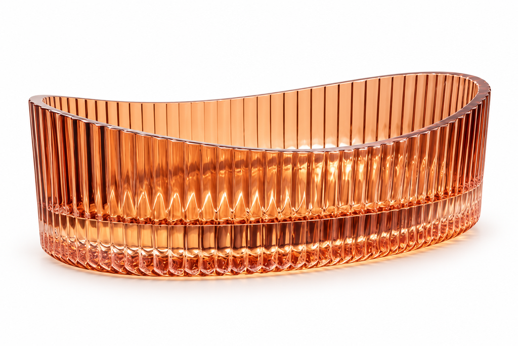 Ottavia Fluted Glass Vessel Sink