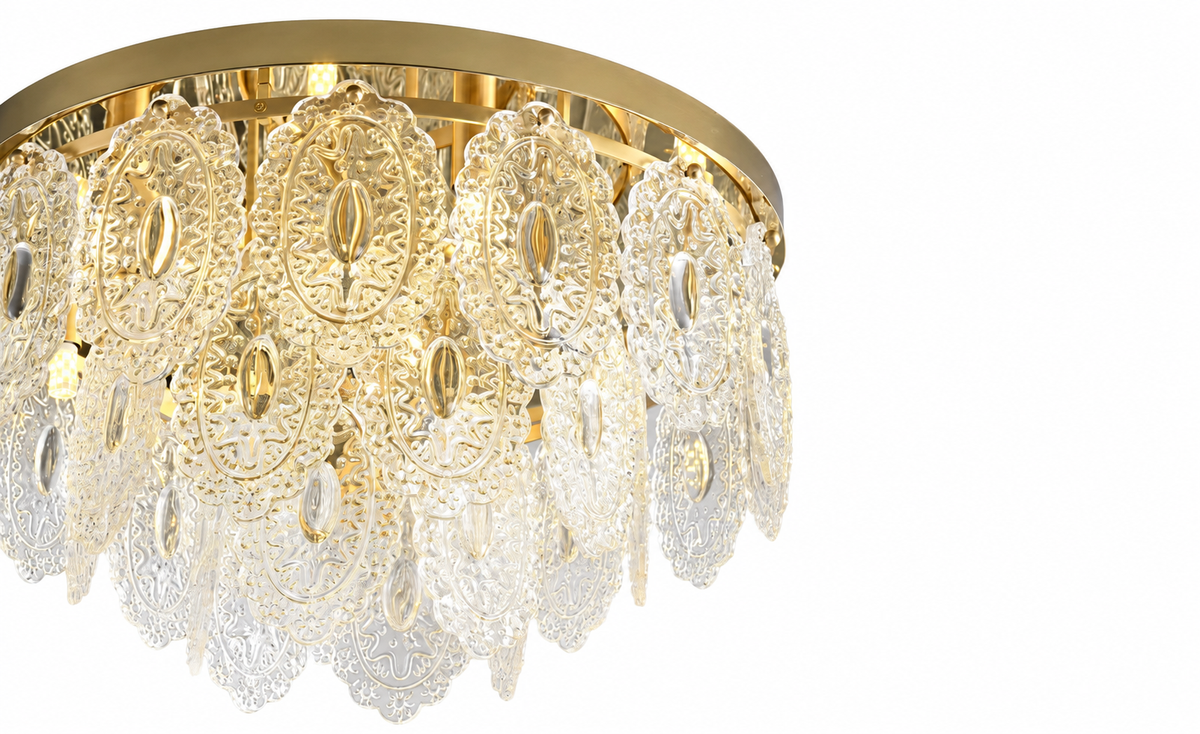 Nico Crystal LED Flush Mount