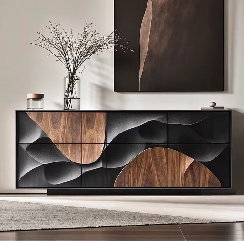 Casa Milano Sculpted Wave Statement Sideboard