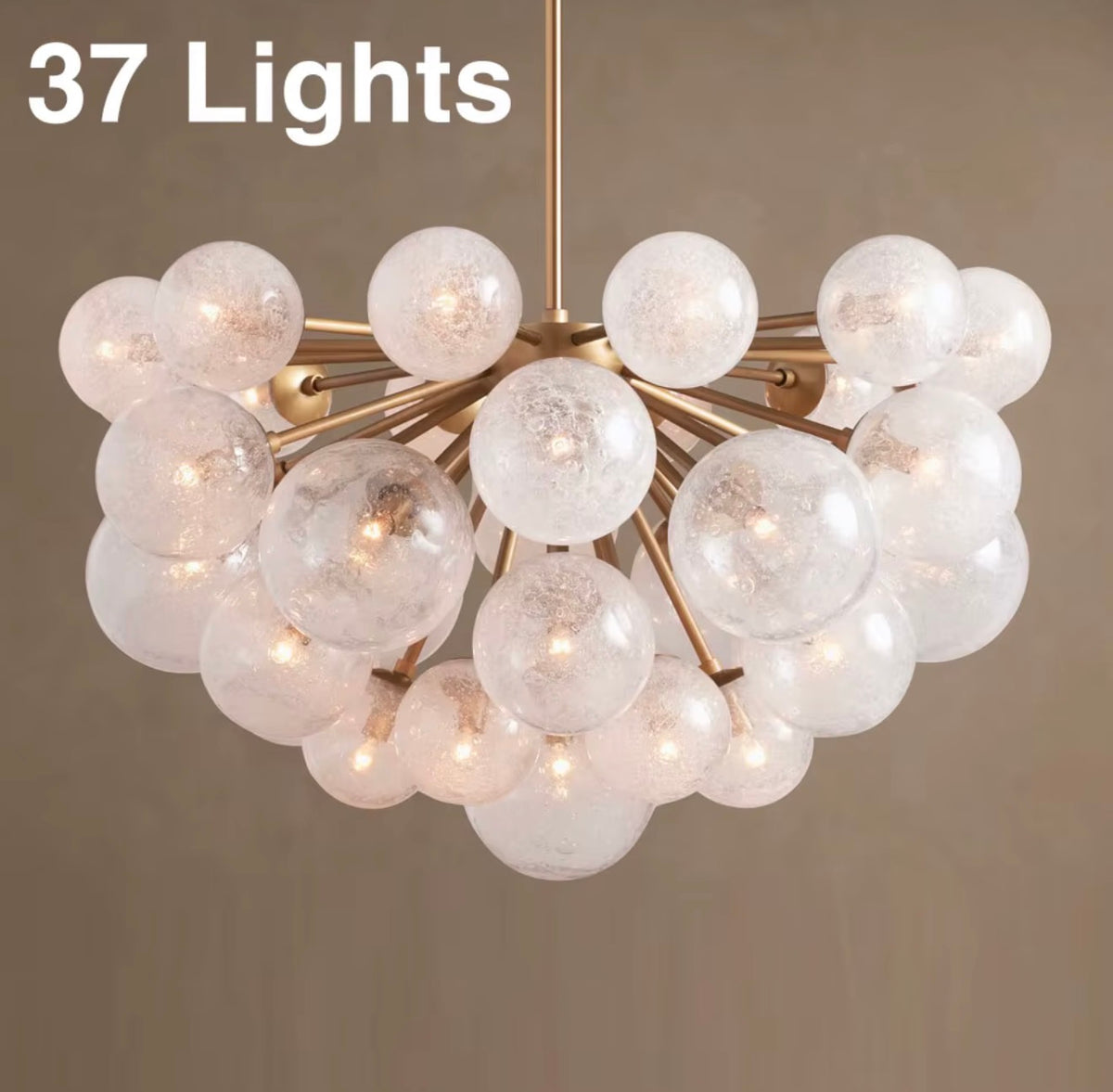 Luciana Bubble Glass Chandelier