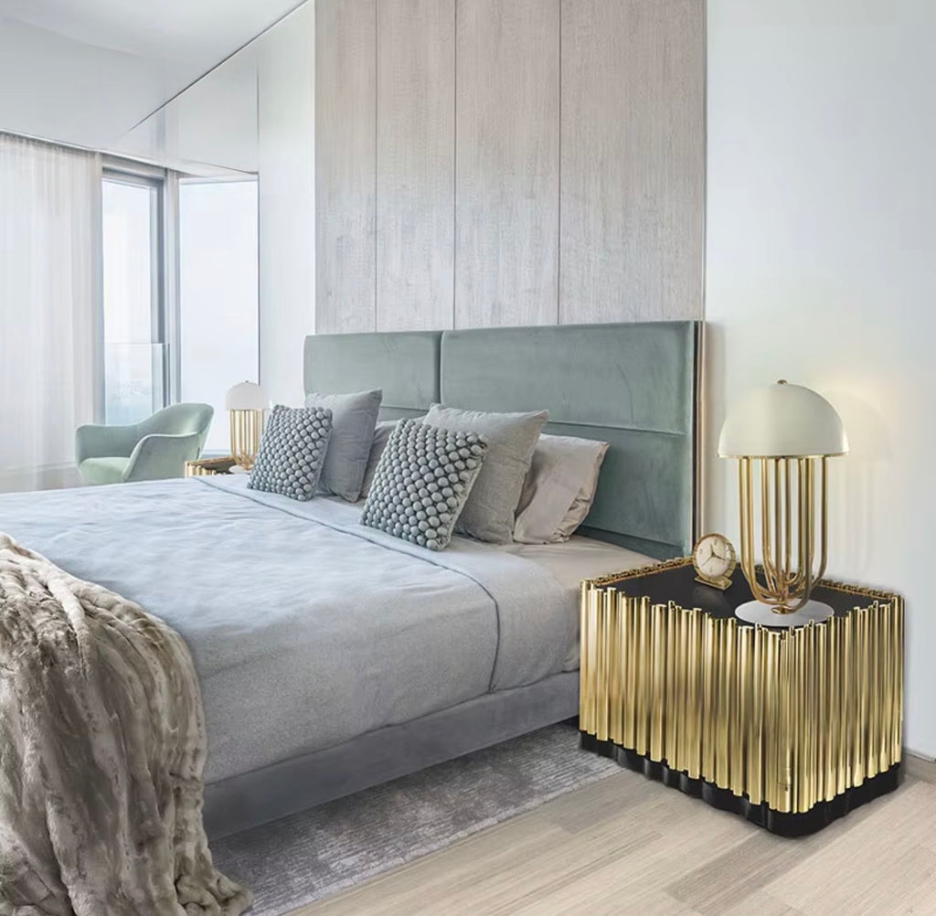 Valenza Fluted Nightstand Set