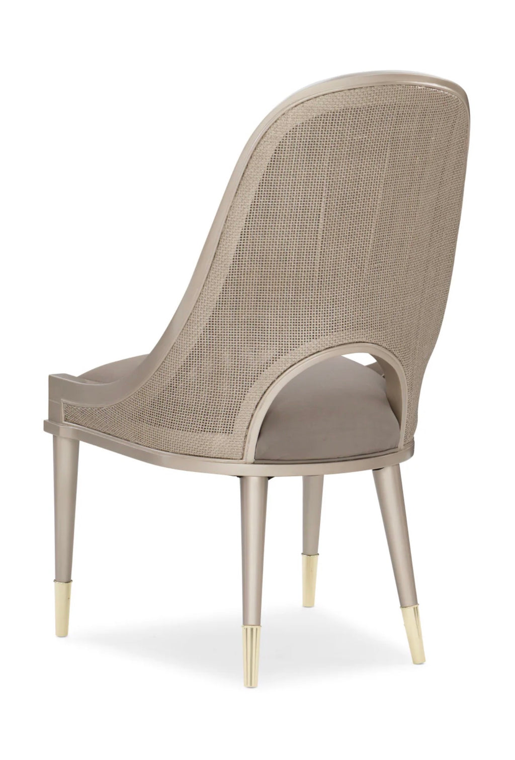 Casa Milano – I Join You Cane Cut-Out Dining Chair (Luxury Accent Dining Chair)