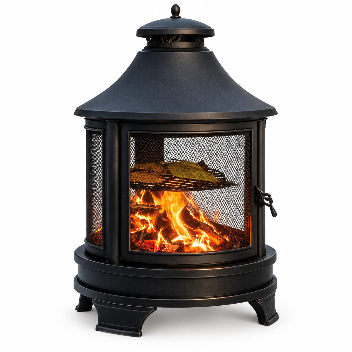 Ravenna Outdoor Wood-Burning Fireplace & Grill