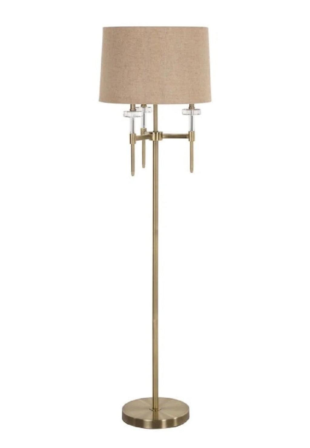 Casa Milano Josie Brushed Gold Floor Lamp