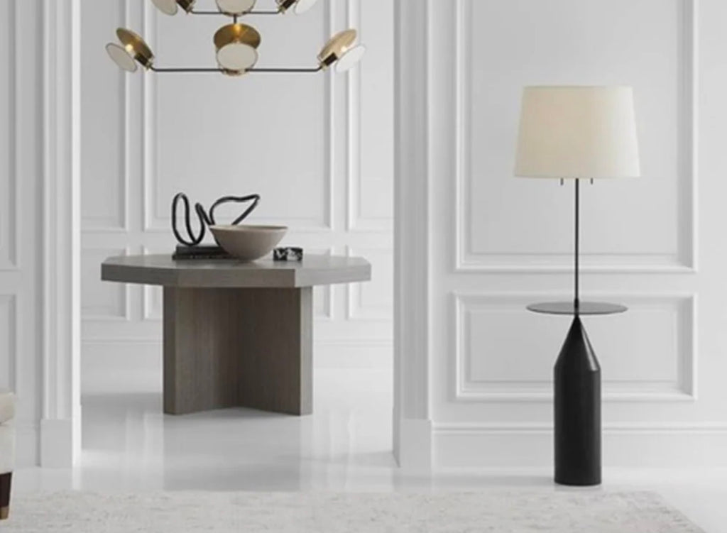 Casa Milano Zephyr Black Iron Floor Lamp