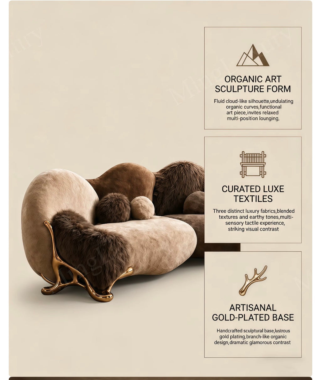 Orlévia Sculptural Sectional Sofa by Casa Milano