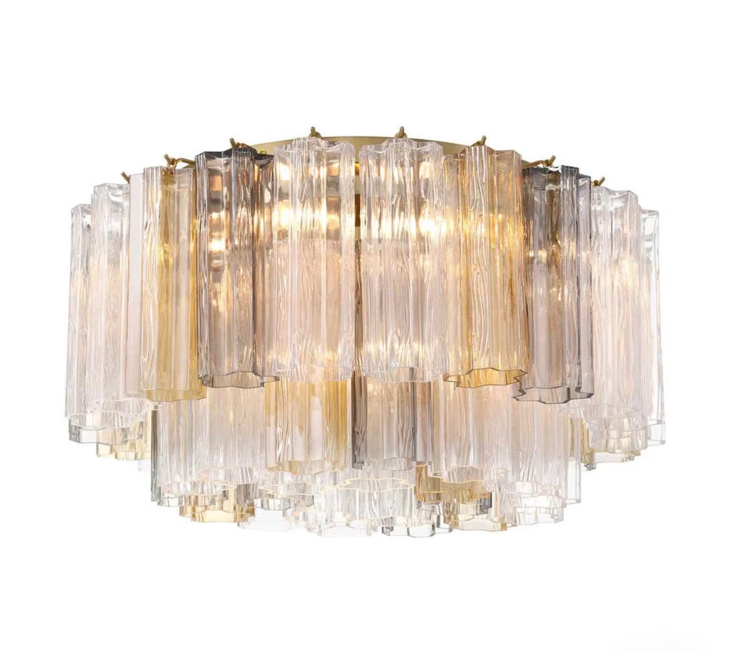 VIRELIA TIERED GLASS CHANDELIER