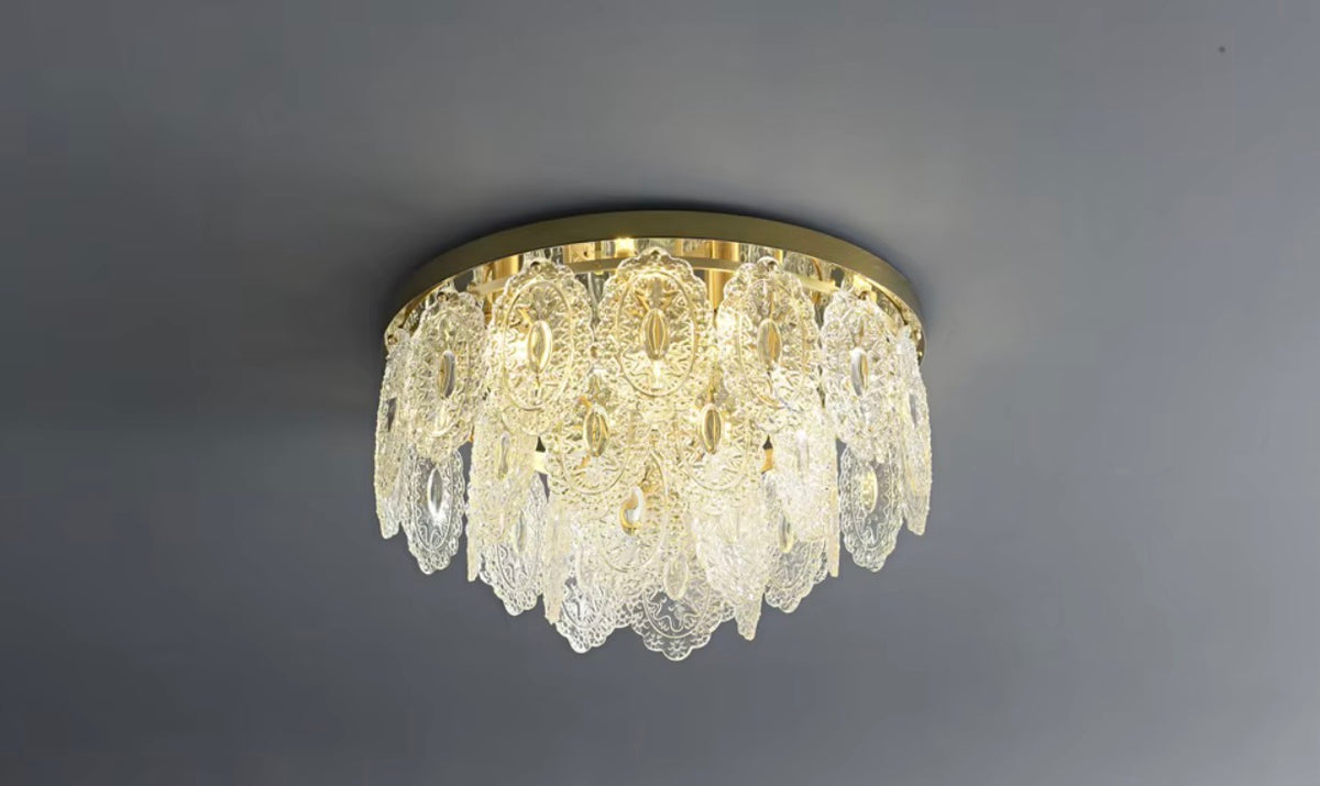 Nico Crystal LED Flush Mount