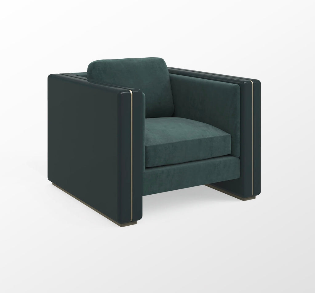 Gelee Luxury Upholstered Chair by Caracole