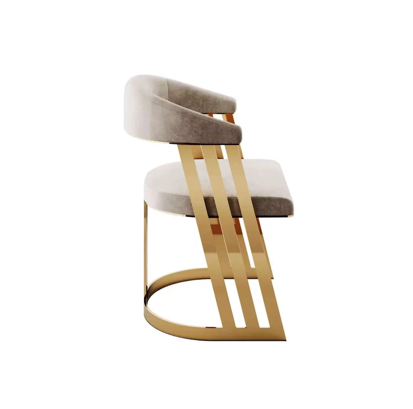 Casa Milano – Bellarose Gold Dining Chair