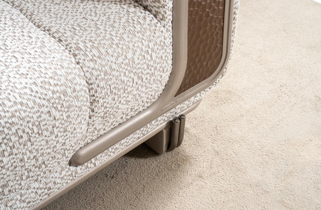 Casa Milano - Lora Luxury Living Room Set – Textured Fabric Design