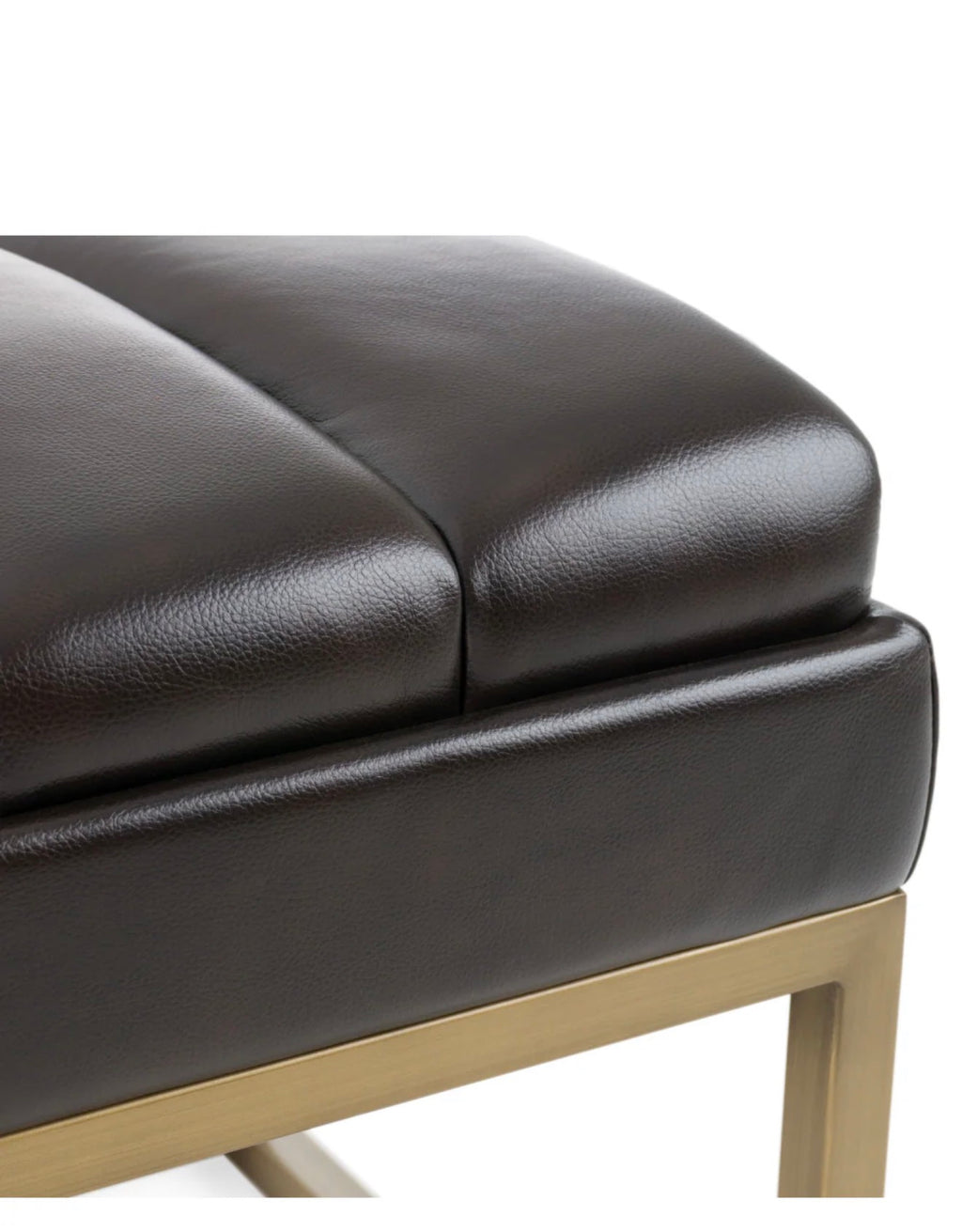 Casa Milano – Brown Vegan Leather Dining Bench