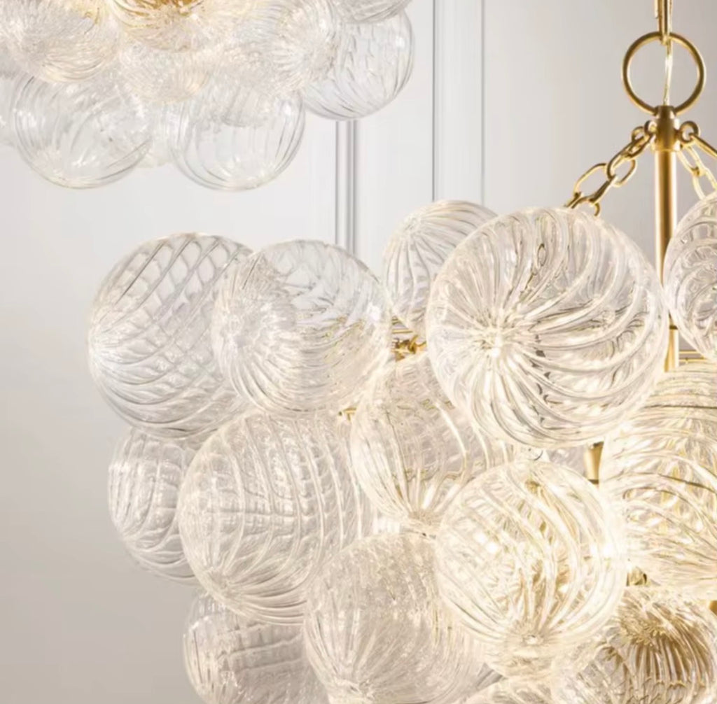 Talia Bubble 12-Light Long Chandelier