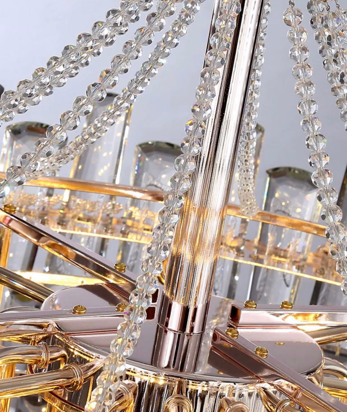 Adele Perle Chain Crystal Chandelier