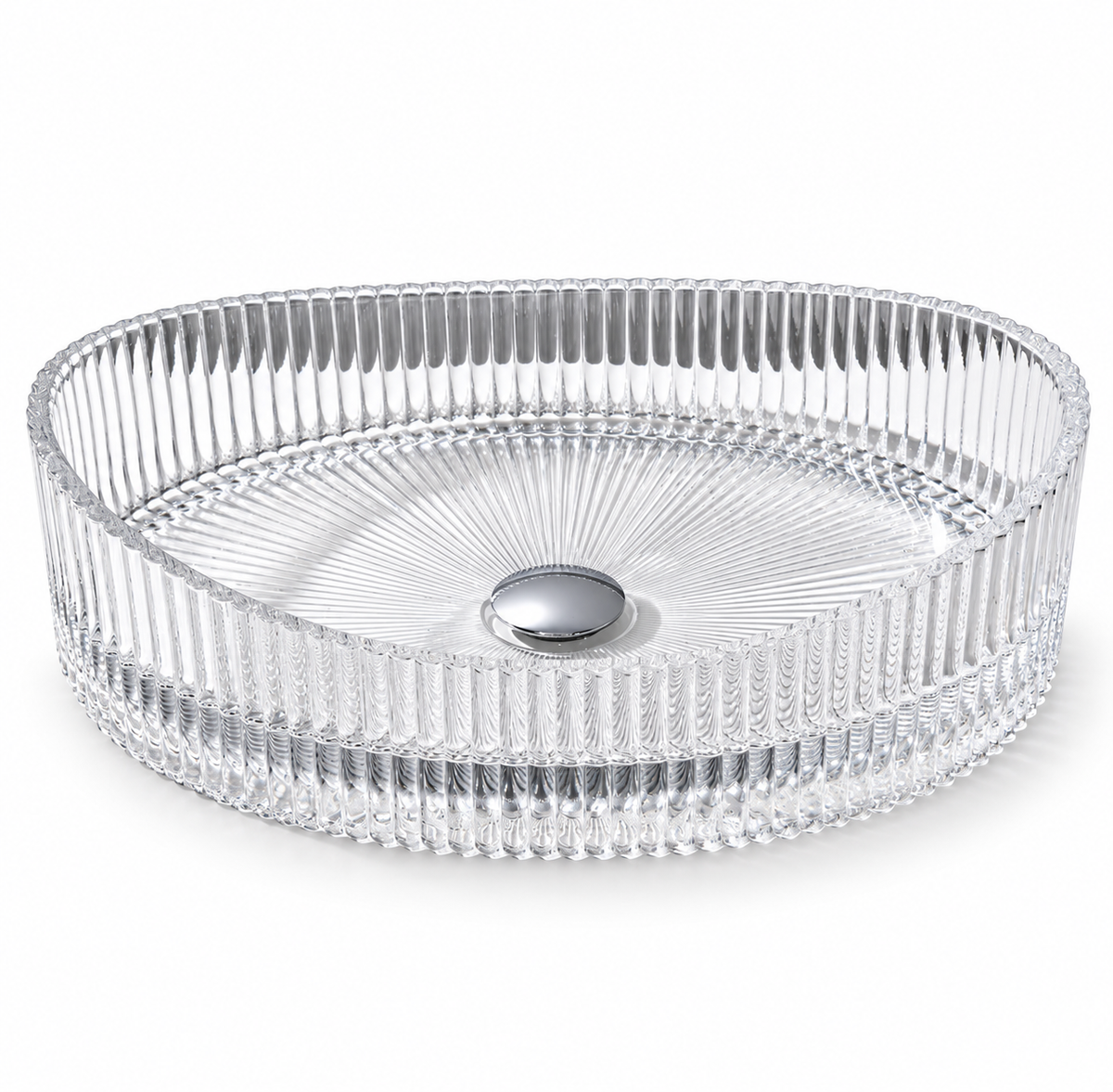 Ottavia Fluted Glass Vessel Sink
