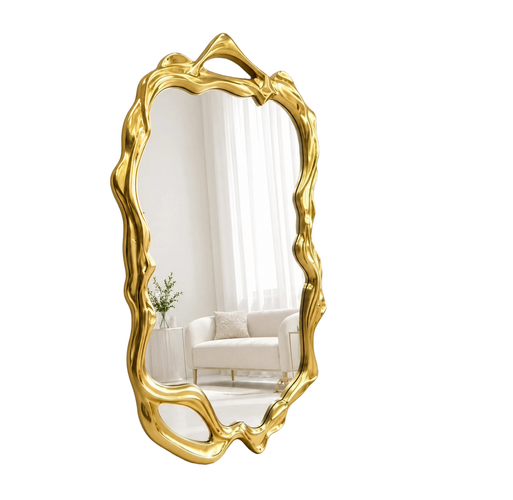 Casa Milano – Aurelia Organic Gold Mirror