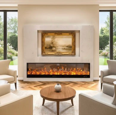 Lorenzo 47” Multicolor Electric Fireplace Insert