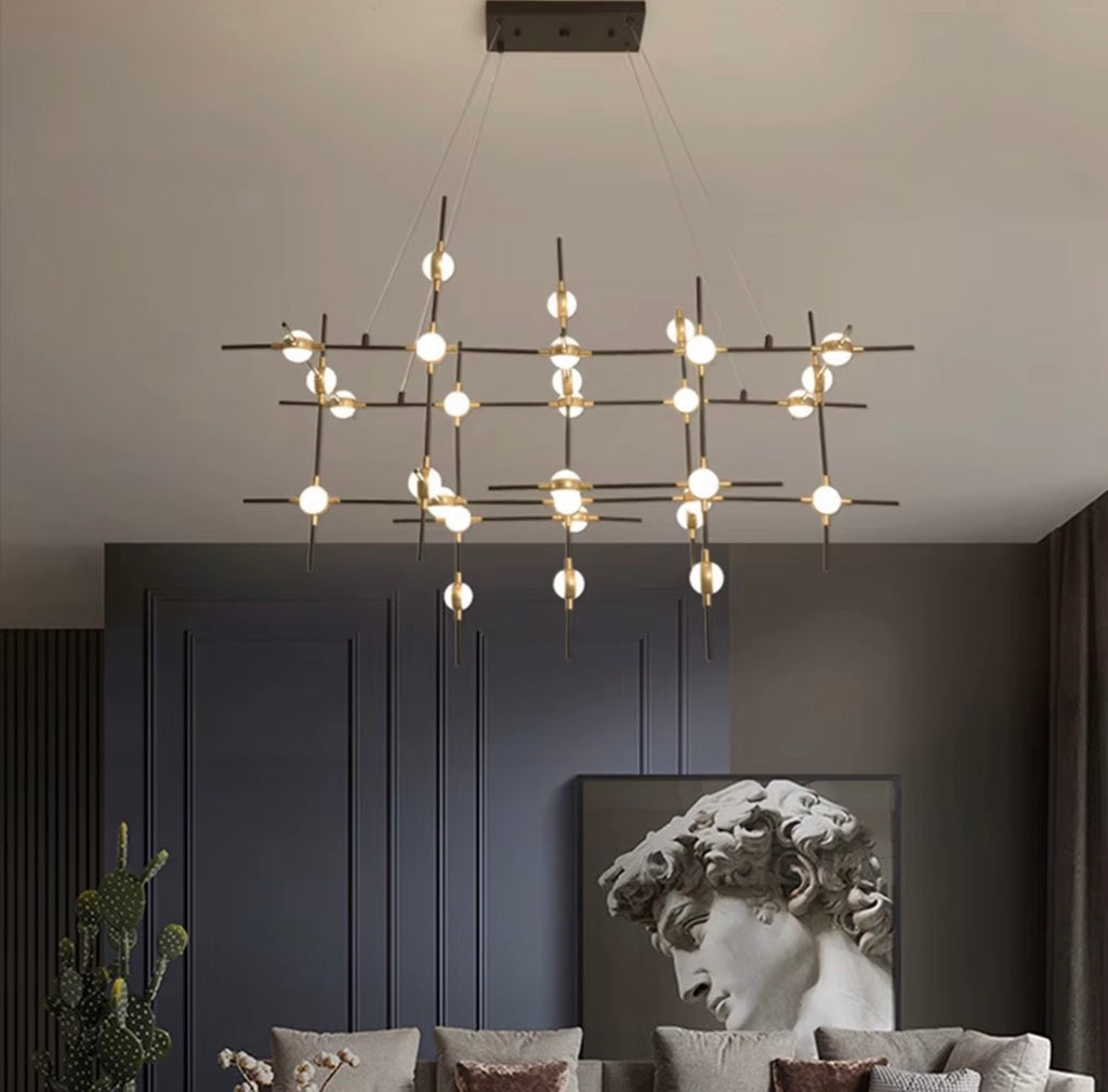 Noir Constellation LED Chandelier