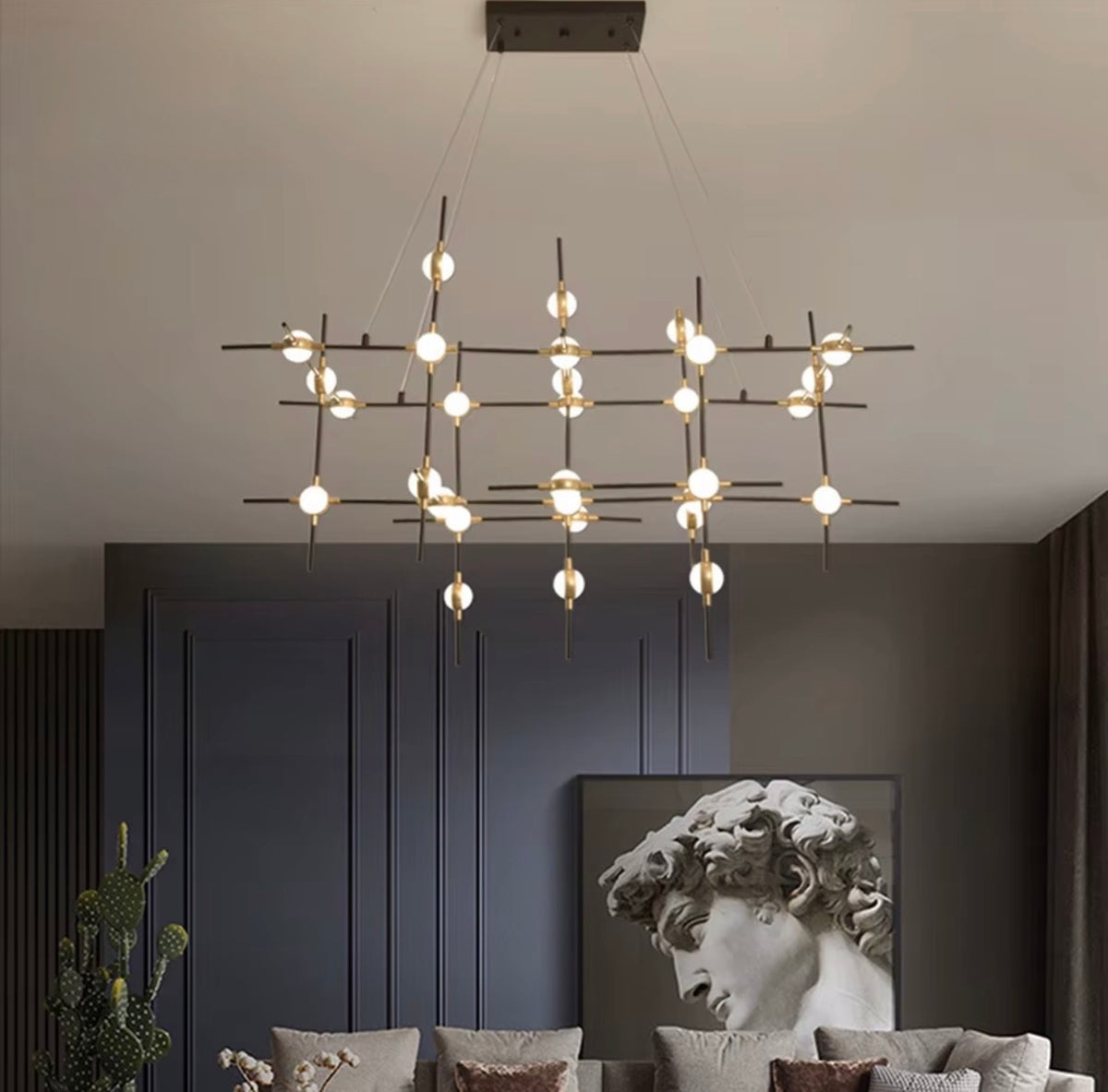 Noir Constellation LED Chandelier