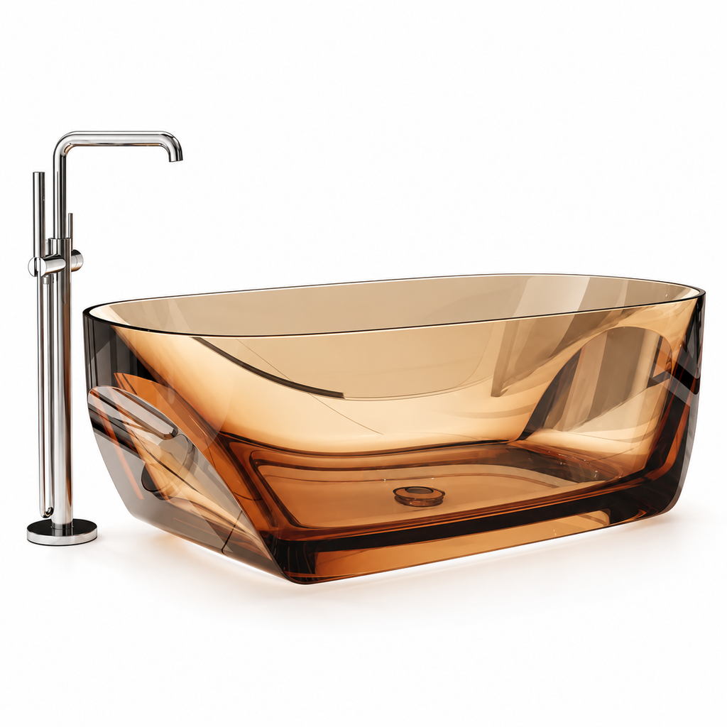 Venezia Transparent Resin Bathtub