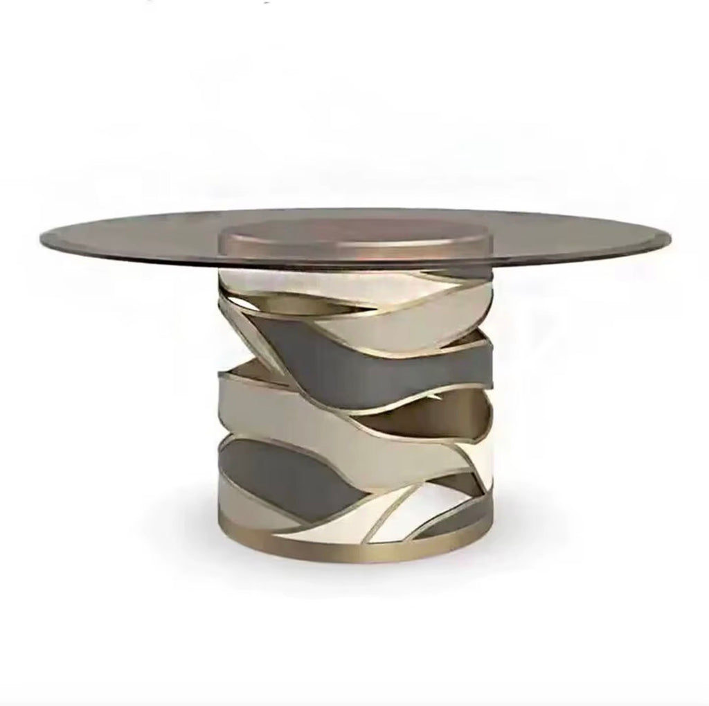 Casa Milano – Caracole Sculptural Round Dining Table