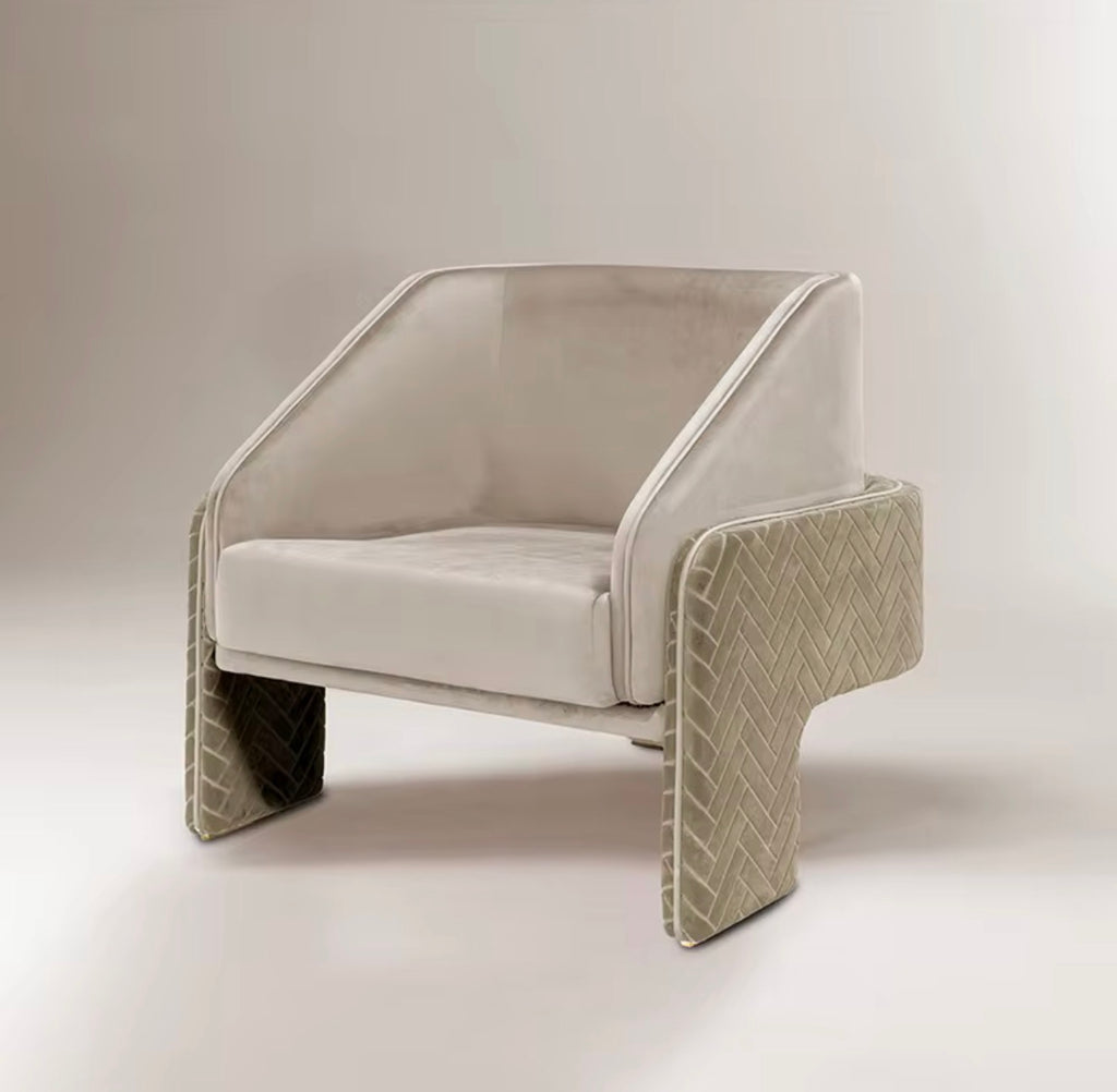 Casa Milano – Milano Quilted Velvet Accent Chair
