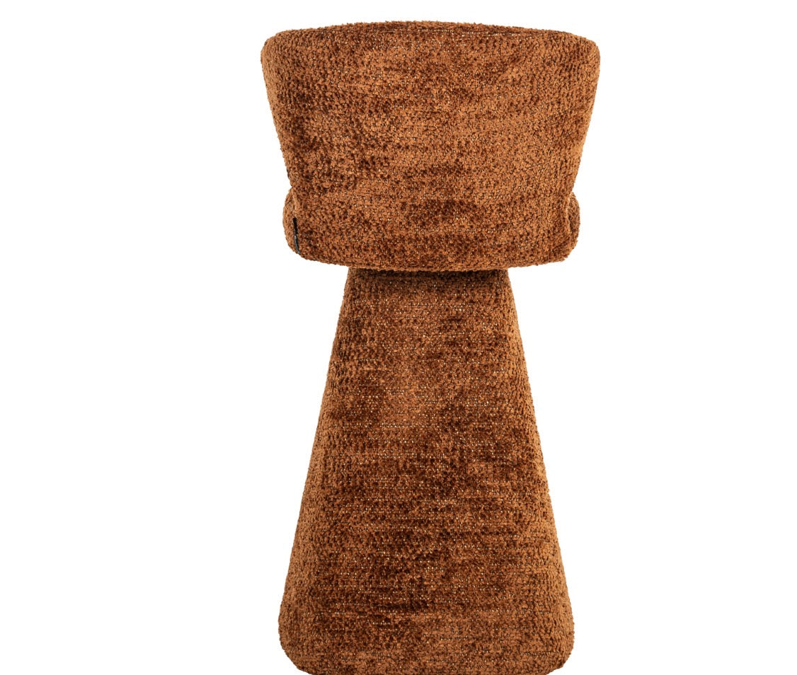Gatsbi Lovely Cinnamon Upholstered Bar Stool