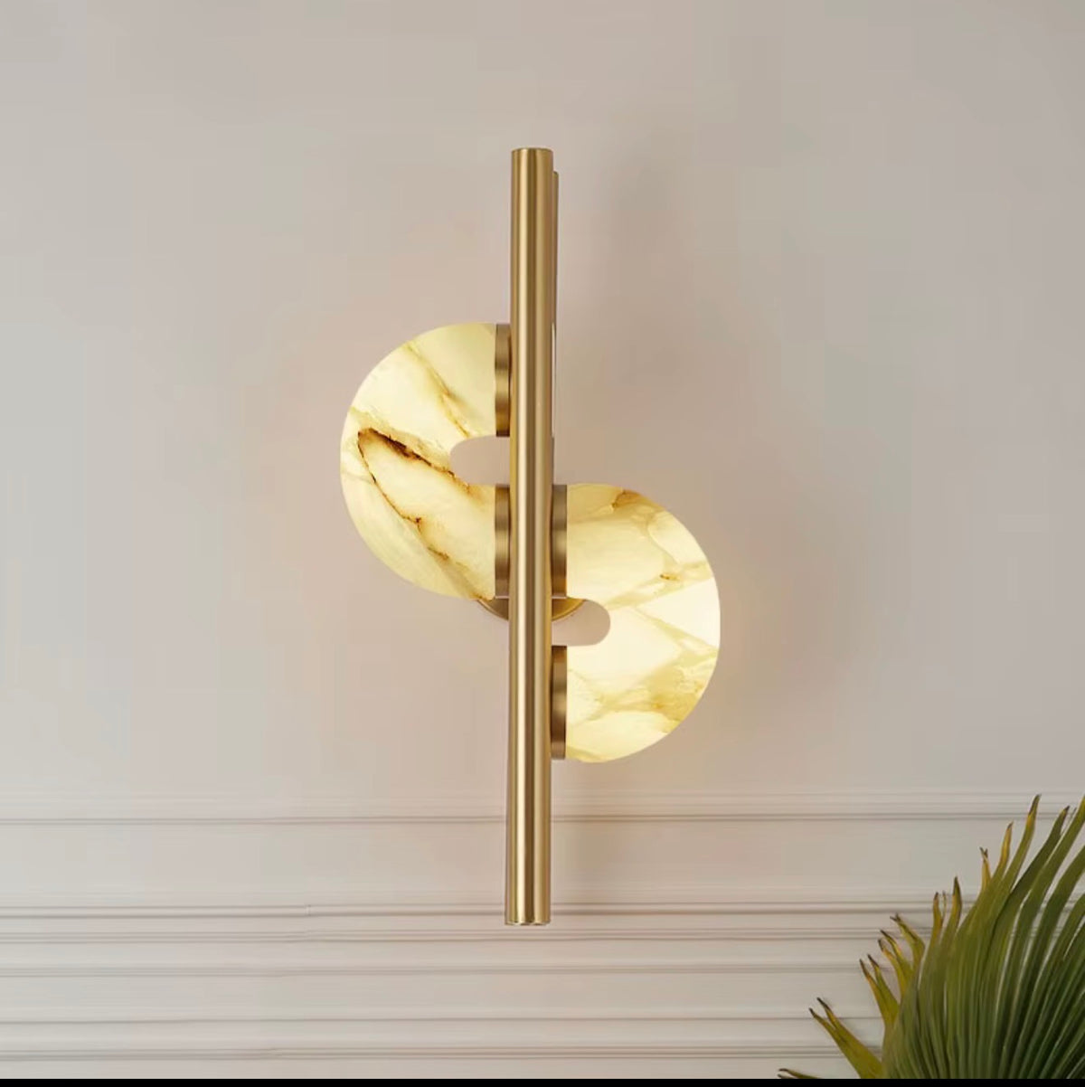 Celeste Sculptural Marble Wall Sconce