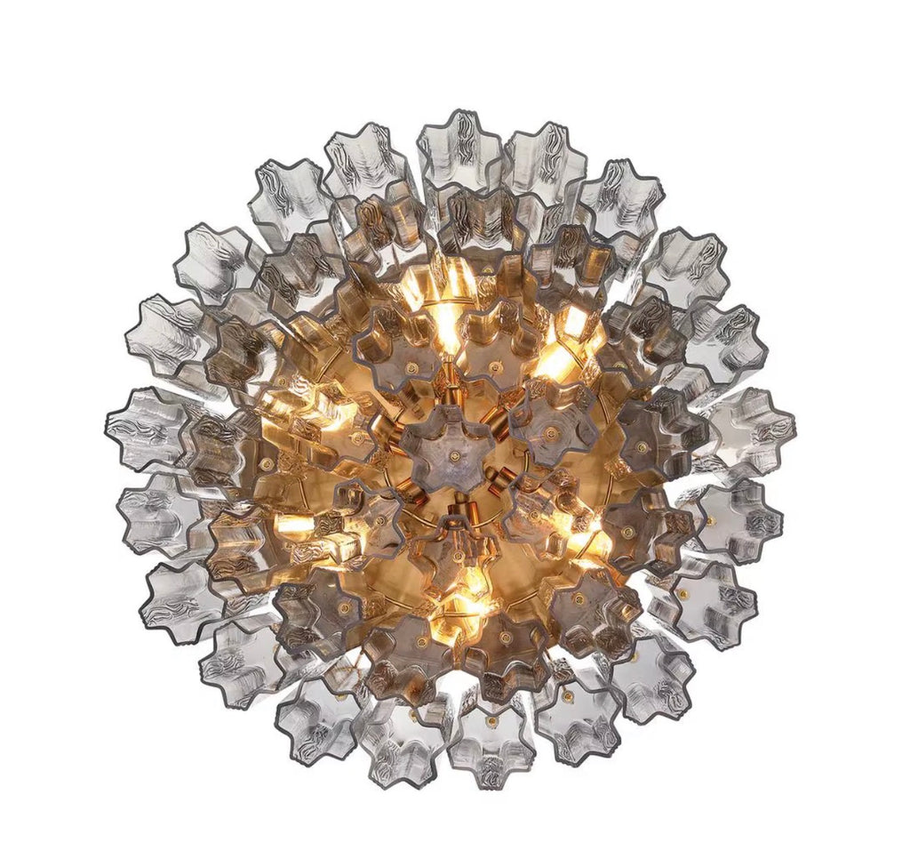 VIRELIA TIERED GLASS CHANDELIER