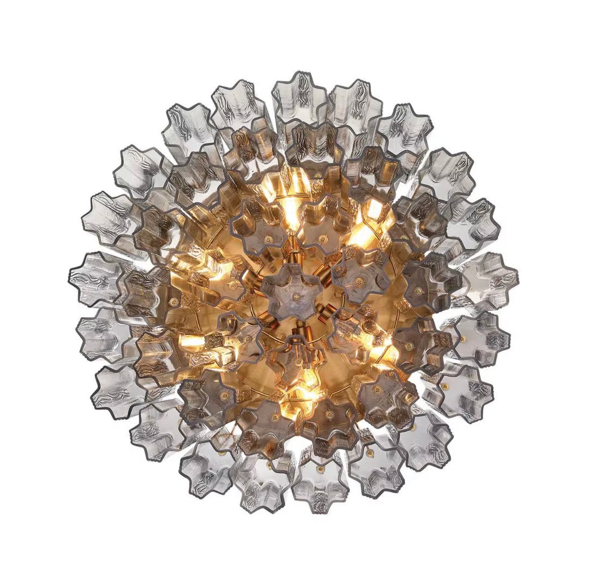 VIRELIA TIERED GLASS CHANDELIER
