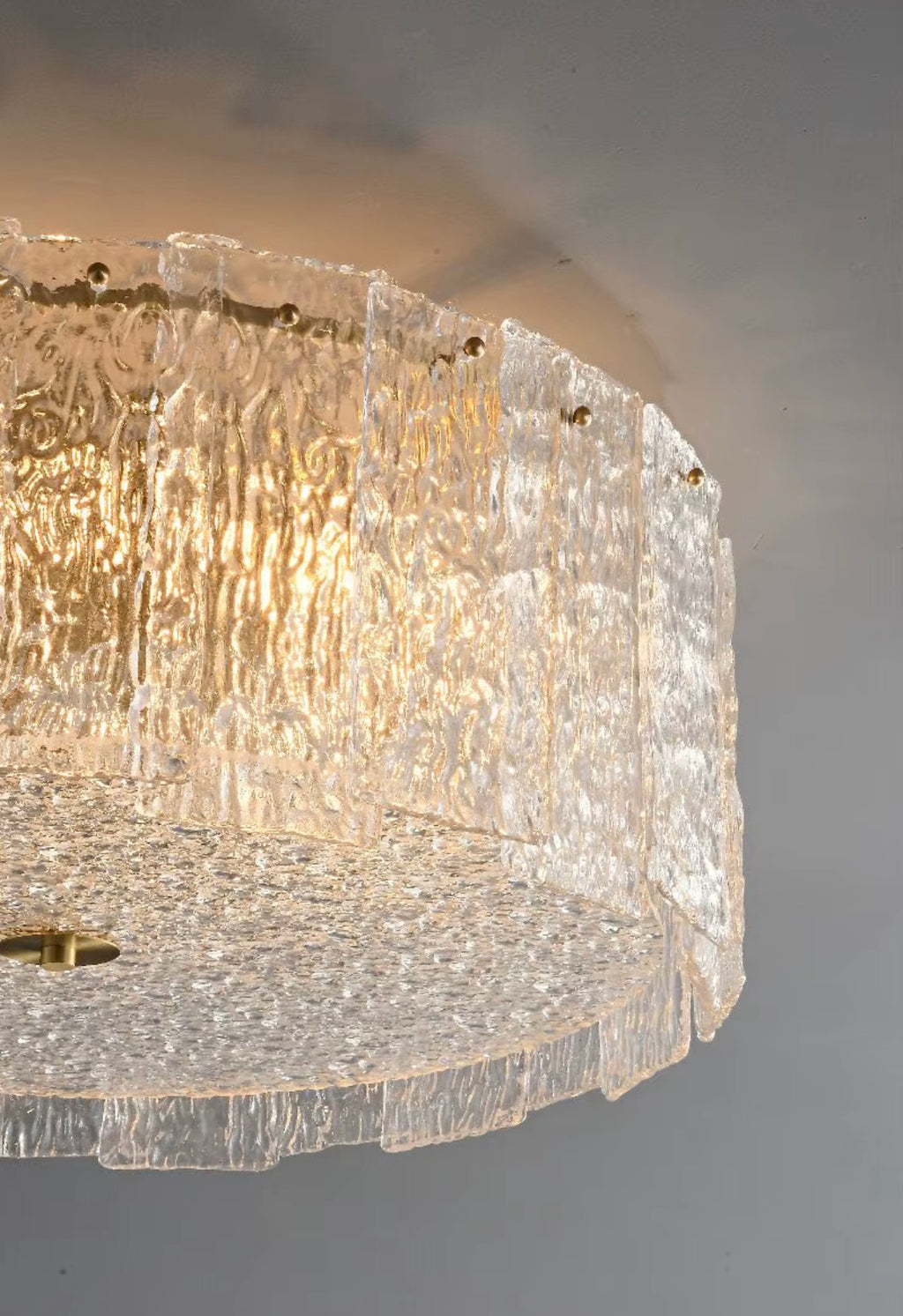Almeida Copper Glass Ceiling Light