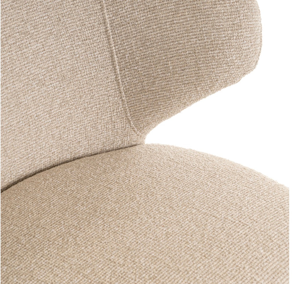Gatsbi Lovely Cinnamon Upholstered Bar Stool