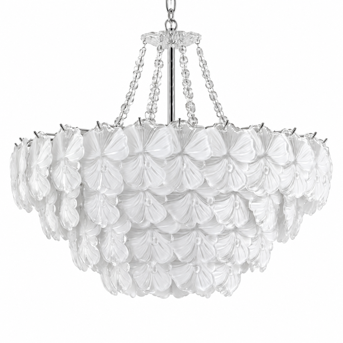 Julliette Iron Glass Chandelier