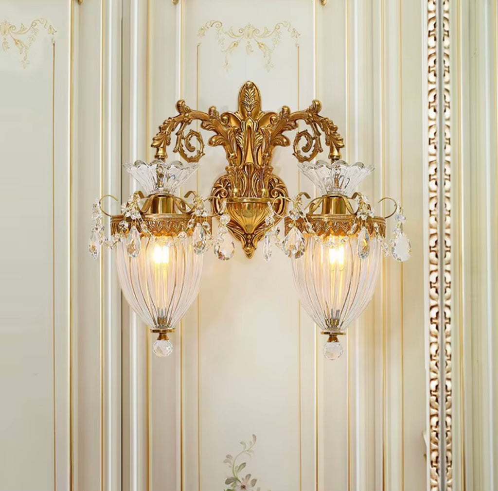 Adimari Retro Design Crystal Wall Lamp